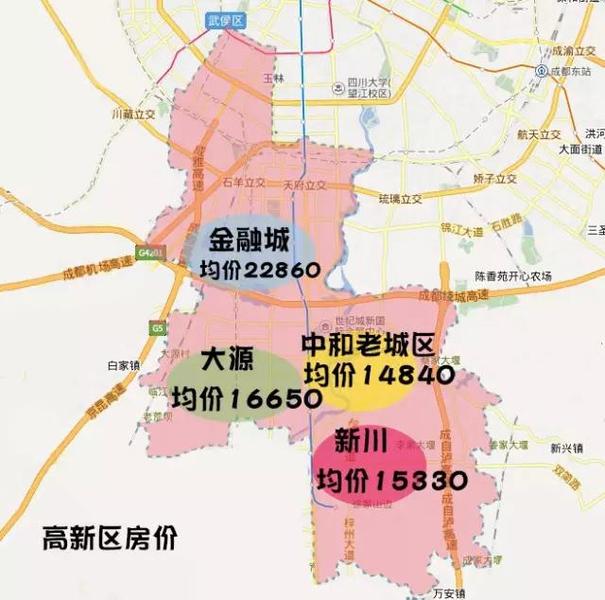不可思議!成都5月房?jī)r(jià)地圖出爐,限購(gòu)后成都人更想買(mǎi)房了